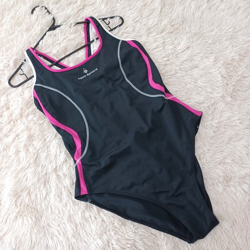 Aqua Sphere Women's Ursula Swim Suit - Black/Pink